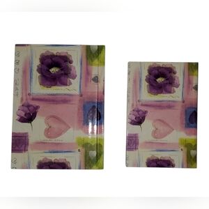 Floral Purple Notebook Set